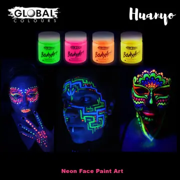Yellow Face Paint - 45Ml Tub - GLOBAL COLOURS