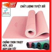 Thảm Tập YoGa, Thảm Tập Thể Dục Yoga Gym Tại Nhà TPE 2 Lớp Cao Cấp