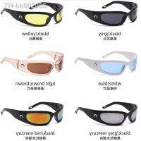 ﺴ♚ Trendy Millennium Sport Y2K Sunglasses Women Moon Sun Glasses Fashion Future Technology Sense 2000S 90S Aesthetic Eyewear