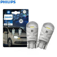 Philips Ultinon T10 LED สี Pro3100 6500K สีขาวเท่ๆสไตล์ใหม่ภายในรถ/ที่จอดรถเลี้ยวไฟเลี้ยวสำหรับรถยนต์11961CU31B2คู่