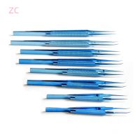 ;[- 14CM Titanium Alloy Microscopic Instruments Micro Scissors Toothed Forceps Tweezer