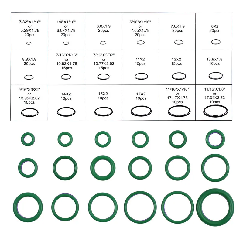 Autoutlet 270pcs O Rings Kit 18 Sizes Air Conditioning O Ring Assortment With Valve Core Removal Tool Lazada Ph