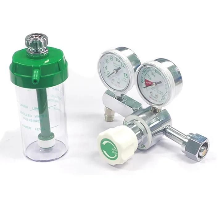 Oxygen Regulator Cga540 With Flowmeter Gauge High Pressure For For Oxygen Cylinder 4000psi 2880