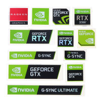 Godsing 5ชิ้นใหม่ NVIDIA GTX GEFORCE สติ๊กเกอร์ตกแต่งแล็ปท็อปเดสก์ท็อป