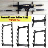 1/2/3/4 Tearwall Samurai Mountain Sword Stand Tool Stand Display Statue Carving Stand Home Decoration Crafts