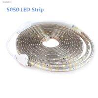 ✶ SMD 5050 AC 220V LED Strip Outdoor Waterproof 220V 5050 220 V LED Strip 220V SMD 5050 LED Strip Light 1M 2M 5M 10M 20M 25M 220V