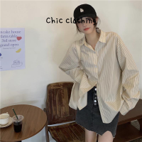 Chic Clothing เสื้อ เสื้อแขนยาว เสื้อผู้หญิง เสื้อแฟชั่นผญ ทันสมัย ทันสมัย นุ่มนวล สไตล์ WCS2393GVL 39Z230927