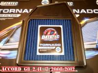 แท้100%!!กรองอากาศ DATATEC TORNADO รุ่น HONDA ACCORD G8 2.4L ปี 2008-2012 แผ่นกรองอากาศ ไส้กรองอากาศ กรองอากาศรถยนต์ ล้างได้