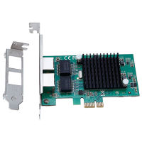 DIEWU Dual-Port PCI-E X4 Gigabit Ethernet การ์ดเครือข่าย101001000Mbps LAN Adapter Controller พอร์ต RJ45