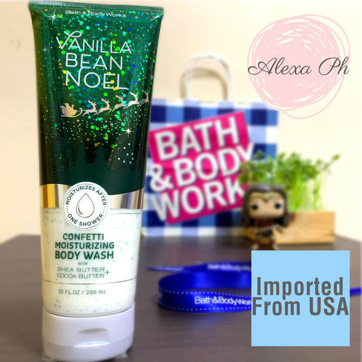 Bath and Body Works, VANILLA BEAN NOEL, Confetti Moisturizing Body Wash