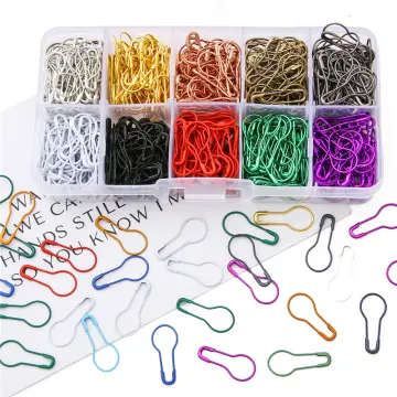 500pcs Safety Bulb Pins 10 Colors Calabash Crochet Stitch Markers