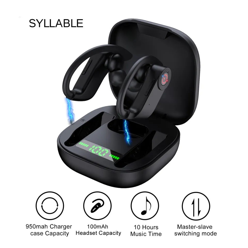 SYLLABLE PowerHBQ Pro TWS 10 hours headset bass True Wireless