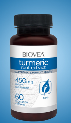 BIOVEA TURMERIC (Curcuma) ROOT EXTRACT 450 mg / 60 Capsules