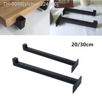 ┅▦ yizhan224080 Preto 20/30cm fixado na parede única camada placa de ferro forjado suporte madeira divisória móveis prateleira suportes