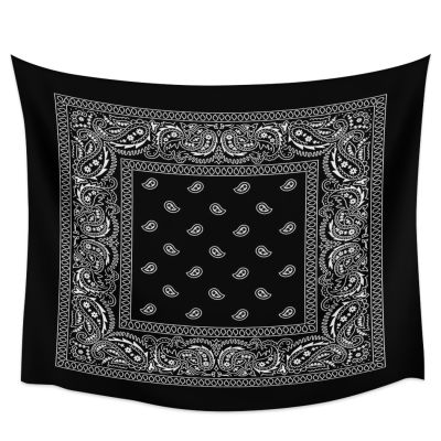 【CW】✻  Bandana Tapestry Wall Hanging Fabric Hippie Beach Blanket Room Bedroom Background Covering