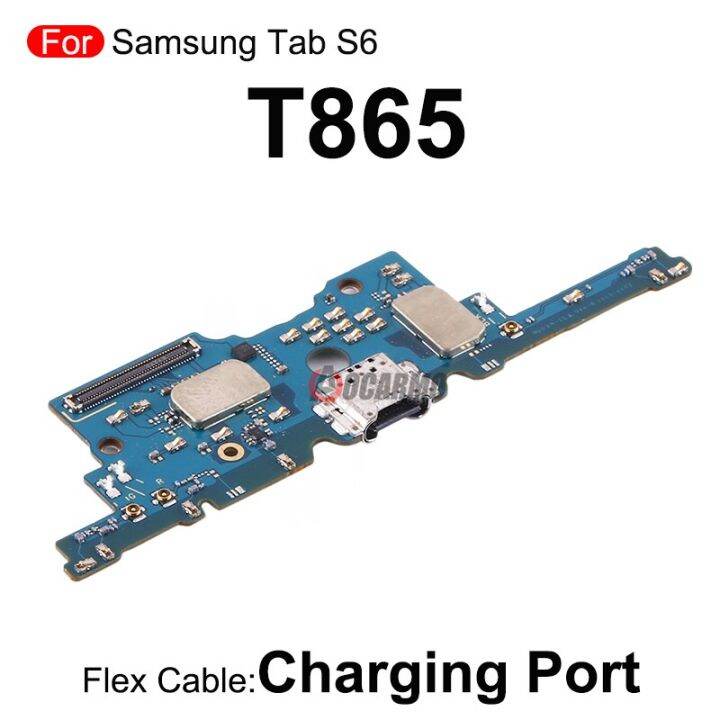 1ชิ้นที่ชาร์จแท่นชาร์จ-usb-บอร์ดพอร์ตชิ้นส่วนอะไหล่สายเคเบิลงอได้สำหรับกาแลคซี่แท๊ป-s6-sm-t865