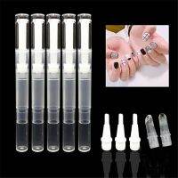 5pcs 3ml Empty Clear Plastic Lip Gloss Twist Pen Cuticle Oil Serum Cosmetic Container Bottles Eyelash Growth Tubes for Travel