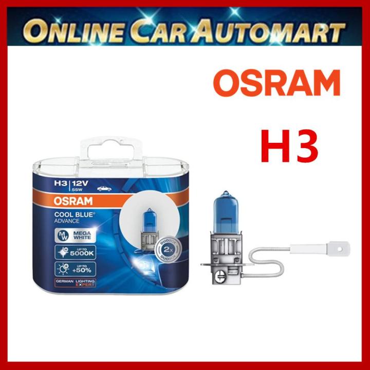 OSRAM Cool Blue Advance H7 Halogen Cool Blue White Xenon Look Auto