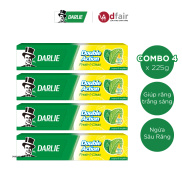 Combo 4 Tuýp Kem Đánh Răng Ông Già Darlie Ngừa Sâu Răng DOUBLE ACTION 225g