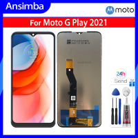 Ansimba อะไหล่จอแสดงผล LCD สำหรับ Motorola Moto G (2021) ตัวประกอบดิจิตอลหน้าจอสัมผัสสำหรับการเล่น Motorola Moto G (2021) XT2093-3 XT2093-7 XT2093-DL XT2093DL