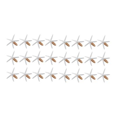 Napkin Rings Set of 24 Sea Star Napkin Ring Napkin Ring Napkin Clasp for Starfish Serviette for Tables, Wedding, Birthday, Banquet, Christmas