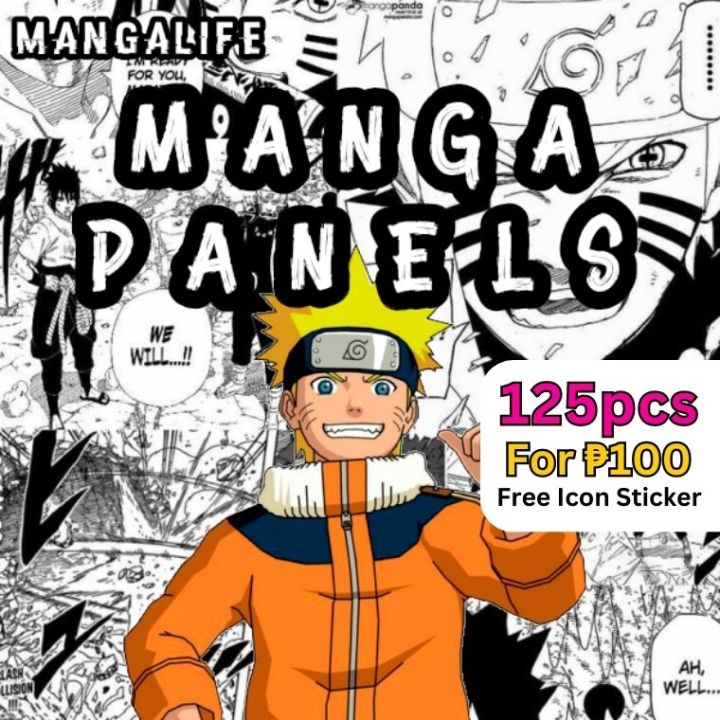 Manga Decoration Wallpaper, Manga Panel Wall Stickers