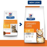 Hills® Prescription Diet® c/d® With Chicken Fe 1.5 Kg อาหารแมว สำหรับแมวเป็นนิ่ว