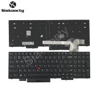 ✌☬✼ Siakoocty New US English Laptop Keyboard for ThinkPad E580 E585 E590 E595 L580 L590 T590 FRU 01YP560 01YP720 P52 P72 Keyboard