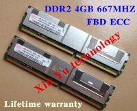 สำหรับ Hynix 4กิกะไบต์8กิกะไบต์2กิกะไบต์ DDR2 667เมกะเฮิร์ตซ์ PC2-5300 2Rx4 FBD ECC เซิร์ฟเวอร์หน่วยความจำ FB-DIMM R รับประกันอายุการใช้งาน AM