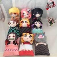 Devil S Blade Plush ตุ๊กตาของเล่น Demon Slayer การ์ตูนอะนิเมะรูปมังงะ Kawaii ตุ๊กตา Kimetsu Tanjirou Nezuko เด็กวันเกิดของขวัญ