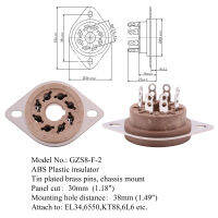 【Discount】 GD-PARTS ยึดพลาสติก8pin ฐานเสียบทวารหนักสำหรับ EL34 EL37 GZ32 GZ34 KT66 KT88 5U4G 5881A 6B4G Belton สไตล์