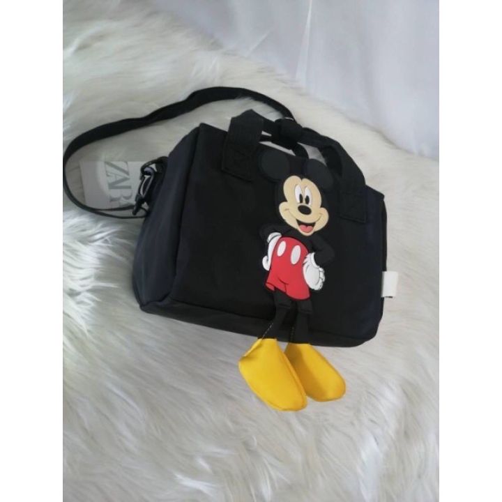 ใหม่-พร้อมส่งในไทย-กระเป๋ามิกกี้-กระเป๋ามิกกี้เม้าส์-zara-mickey