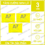 3 Viên Kẹo sâm A7 Alpha Seven Candy - Tăng cường sinh lý nam giới