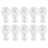 10X Styrofoam Foam Mannequin Wig Head Display Hat Cap Wig Holder White Foam Head