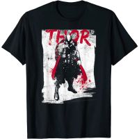 เสื้อยืด พิมพ์ลายกราฟฟิค Marvel Thor Grunge สําหรับผู้ใหญ่  QA53