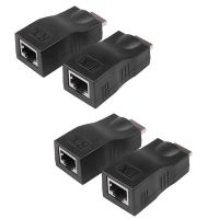 RJ45 4K -Compatible Extender Extension Up to 30M over CAT5E Cat6 Network Ethernet LAN for HDTV HDPC DVD PS3