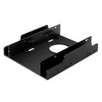 3.5 Inch to 2.5 Inch SSD/HDD Hard Drive Drive Bay Adapter Mounting Bracket Converter,Double Bay