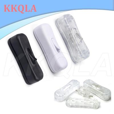 QKKQLA Push Button switch interruptor home DIY 304 Table Desk Lamp light cable connector for Dimmer Light Switch AC power Adapter