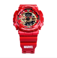 Casio GShock นาฬิกาข้อมือผู้ชาย สายเรซิน รุ่น GA-110IRONMAN-4PR x IRONMAN LIMITED EDITION – สีแดง สินค้าพร้อมกล่องแบรนด์ ประกัน1ปี