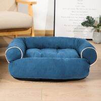 2021Fluffy Pet Large Dog Bed 2021 Mordern Design Hundebett Luxury Cat Dog Sofa Pillow Hundesofa Pet supplies camas para perros