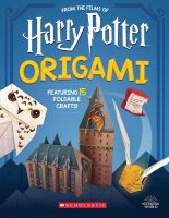Harry Potter Origami Harry Potter หนังสือปริศนา Scholastic ผู้ปกครองหนังสือเด็กสมุดวาดภาพระบายสีสำหรับเด็กสมุดวาดภาพระบายสีสำหรับเด็ก9-12ปีภาษาอังกฤษรุ่นแรก