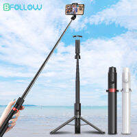 BFOLLOW 130cm 51inch Long Selfie Stick 3 in 1 Tripod Wireless Bluetooth for Mobile Phone Samsung Xiaomi