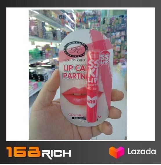 ส่งฟรี-baby-lip-kiss-lip-care-partner-fashion-color-lip-care-ลิปมัน-บำรุงริมฝีปาก-ลิปซ่อนสี-ลิปมันเปลี่ยนสี-กลิ่นหอม-มีหลายสีให้เลือก-เคเอ-ลิปแคร์-k-a-ka-lip-care