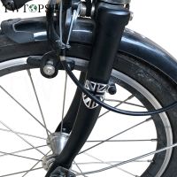 TWTOPSE สติกเกอร์จักรยานจักรยานจักรยานแผ่นกั้นกลวงสำหรับ Brompton สติกเกอร์ป้องกันสายเบรคจักรยานรถจักรยานด้านหน้าน้ำหนักเบา