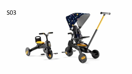 Xe đạp 3 bánh cho bé playkids s03, gấp gọn - ảnh sản phẩm 2