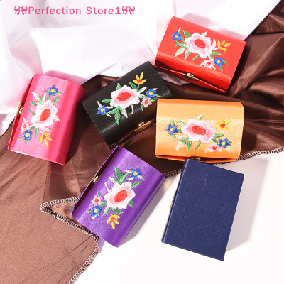 🎀Perfection Store1🎀 การสนับสนุนลิปสติกแบบปักคู่ที่มีกระจกภายในและ Snap-On