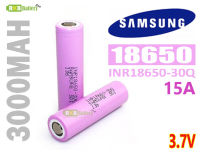 [พร้อมส่ง] Samsung INR18650-30Q 3000mAh 15A 3.7v Rechargeable Li-ion Battery ถ่านชาร์จ แบตเตอรี่ลิเธียมของแท้