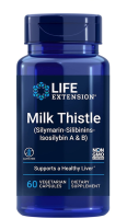 Life Extension Milk Thistle (Silymarin Silibinins Isosilybin A &amp; B) / 60 Vegetarian Capsules