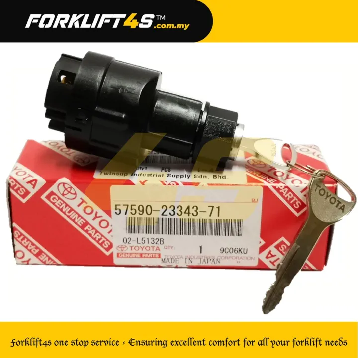 TOYOTA FORKLIFT KEY SWITCH 4 PIN AUTO HEATER "58FD 1050" "GENUINE