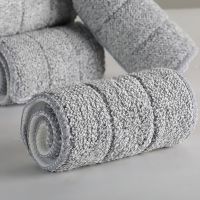 【Thickened】2 in 1 Self-Wash Scratch Mop Cloth Scratch mop cloth Microfiber lazy mop replacement head